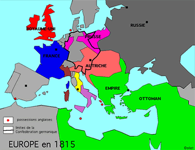 L'Europe en 1815